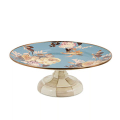 Wild Rose White Small Pedestal Platter