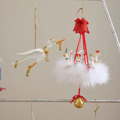 Patience Brewster 12 Days 6 Geese a-Laying Ornament