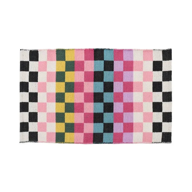 Calypso Checked 2'3" x 3'9" Indoor/Outdoor Rug