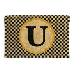 Monogrammed "U" Entrance Mat