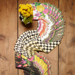 Sterling Check Dinner Paper Napkins
