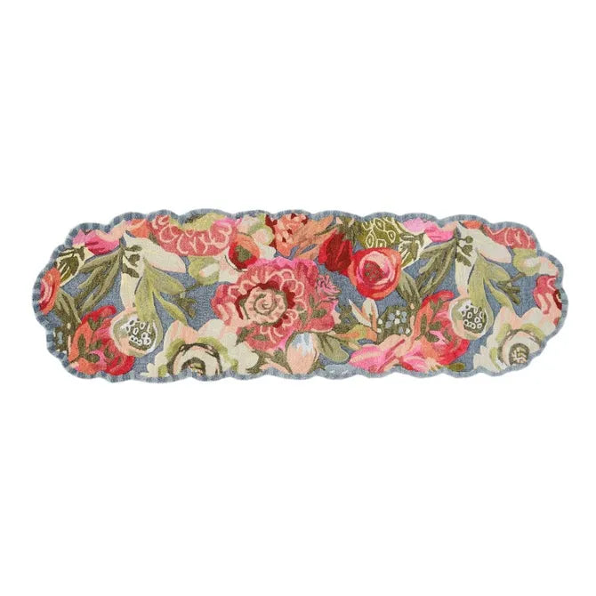Sea Garden Floral 2'6" x 8' Runner