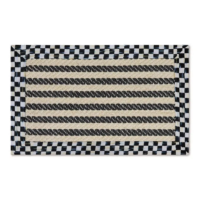 Courtly Check Herringbone Stripe 2' x 3' Sisal Rug