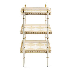 Mocha 3-Tier Tray Table