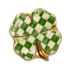 Lucky Check Clover Plate