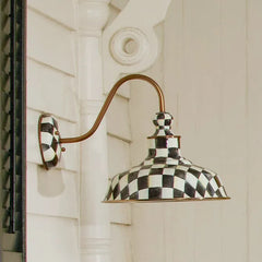 Courtly Check 12" Barn Sconce