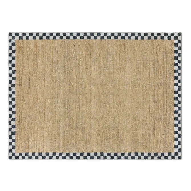 Naturals Check 8' x 10' Washable Rug