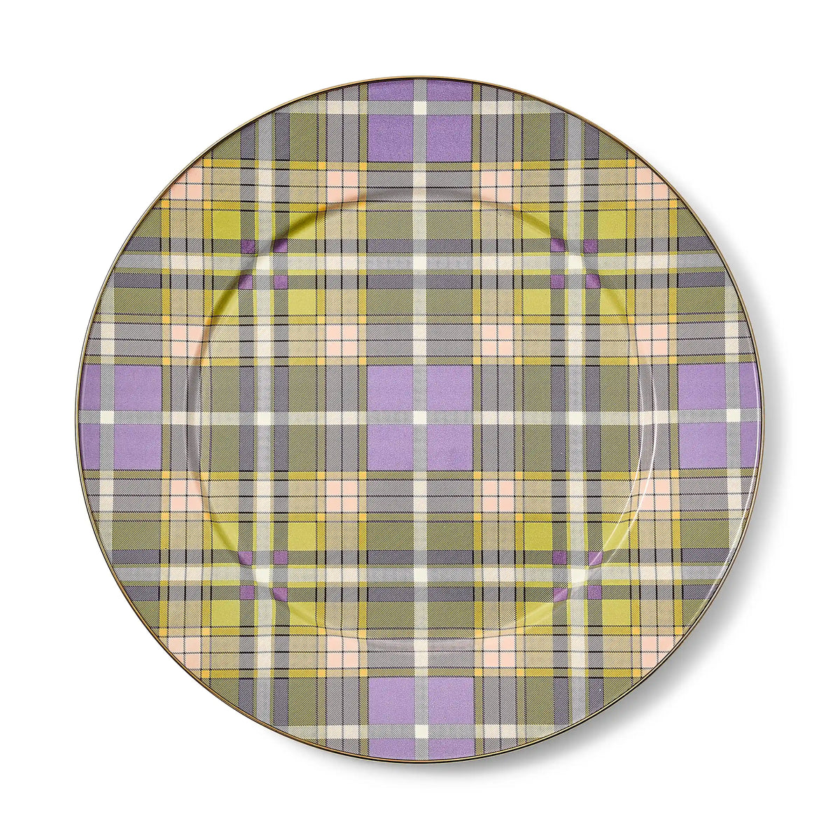 Tartan Black Serving Platter