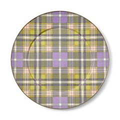 Tartan Black Serving Platter