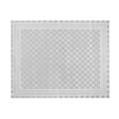 Light Grey Tonal Check 8' x 10' Rug