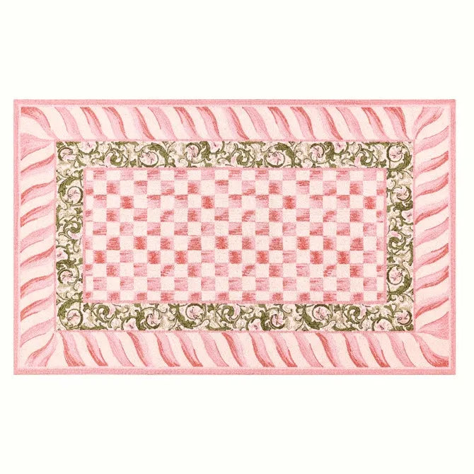 Rosy Check 5' x 8' Rug