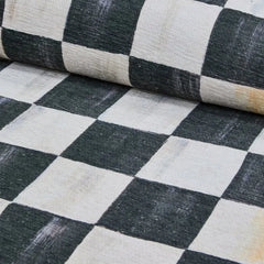 Courtly Checkered 5' x 7'6" Washable Rug