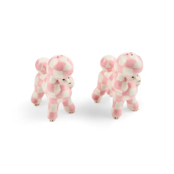 Rosy Poodle Salt & Pepper Set