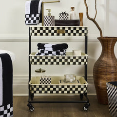 Sterling Check 2-Tier Kitchen Cart