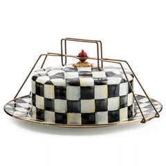 Wild Rose Brown Cake Carrier