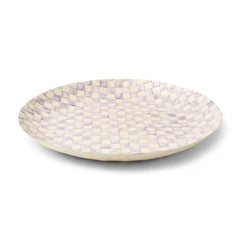 Courtly Check Capiz Decorative Bowl