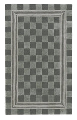 Sage Green Tonal Check 3' x 5' Rug