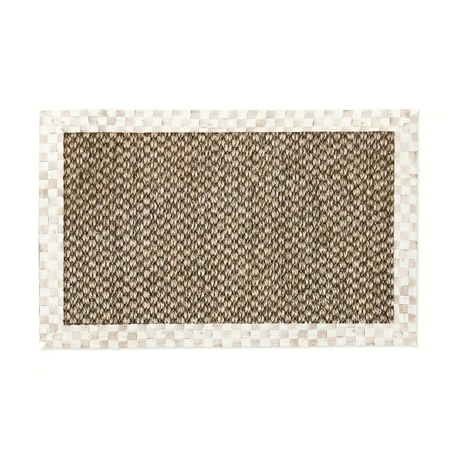 Mocha Check 3' x 5' Chunky Sisal Rug