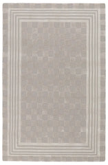 Light Grey Tonal Check 5' x 8' Rug