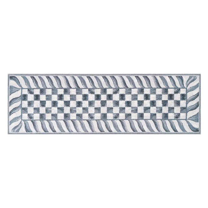 Sterling Check 2'6" x 8' Washable Runner