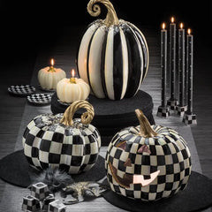 Beaded Stripe Pumpkin - Medium