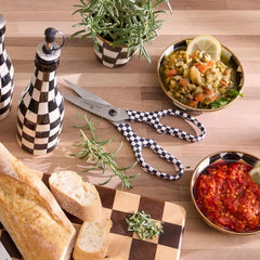 Black & White Check Kitchen Shears