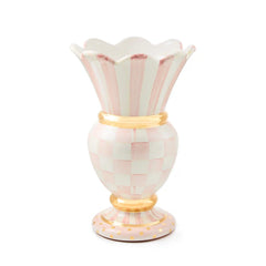 Parchment Check Great Vase