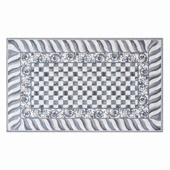 Sterling Check 3' x 5' Washable Rug