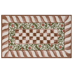 Mocha Check 3' x 5' Rug